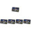 5Pièces Speedomètre Digital Hud Noir Multifonction ABS 7
