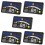 5Pièces Speedomètre Digital Hud Noir Multifonction ABS 9