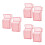 6Pièces Étui Transparent Rose 20 Cigarettes Portable 8
