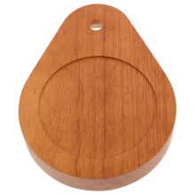 5Pcs Wooden Drop Shape Lamp Bases Beige Stable Table Lamp Stands