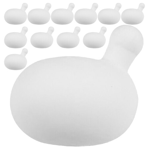 36Pièces Inserts Bubbles Pour Peluches Blancs Tpr Résistant Doux