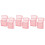 6Pièces Étui Transparent Rose 20 Cigarettes Portable 7