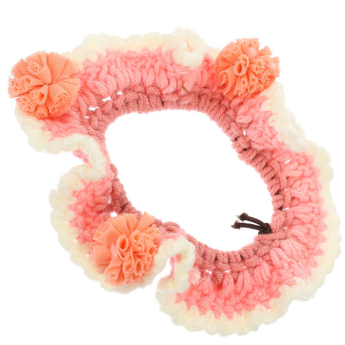 3Pièces Colliers Chat Décoratifs Rose Ajustables Pour Animaux