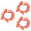 3Pièces Colliers Chat Décoratifs Rose Ajustables Pour Animaux 6