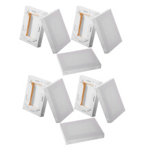 30Pièces Mini Canvases Coton Bois Pour Peinture Déco