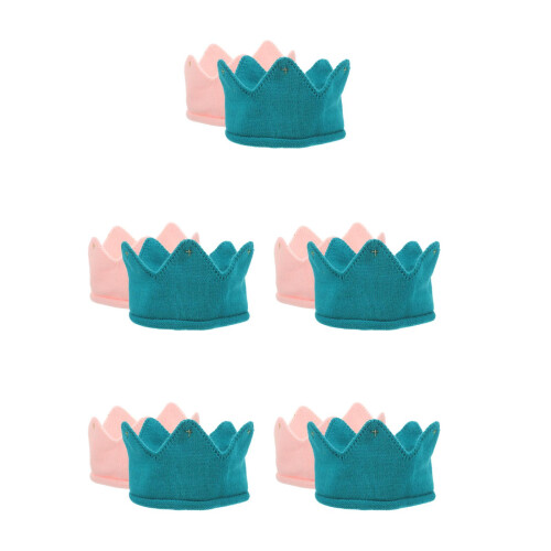 10Pièces Bonnet Tricoté Bébé Durable Couleurs Assorties 2