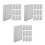 30Pièces Mini Canvases Coton Bois Pour Peinture Déco 9