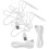 20Pièces Câble USB Charge Rapide Tpe Pour Water Flosser Portable 3