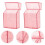 6Pièces Étui Transparent Rose 20 Cigarettes Portable 10
