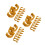 45Pièces Pinces Câble Aluminium Clips C Anti-Usure 3
