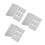 30Pièces Mini Canvases Coton Bois Pour Peinture Déco 8