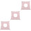 3Pièces Support Tête Massage Rose Coton Pour Table Spa 7