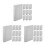 30Pièces Mini Canvases Coton Bois Pour Peinture Déco 7