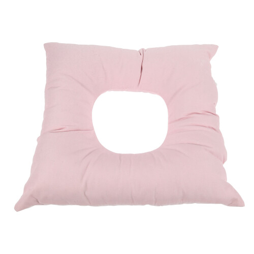 3Pièces Support Tête Massage Rose Coton Pour Table Spa 1