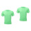 2Pièces T-Shirt Été Vert Polyester Respirant Rond Élégant 6