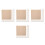 400Pièces Papier Beige Étanche Pour Présentations 7