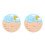 2Pièces Panneaux Bois Bébé Neutre Usage Photo Décoration 5