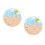 2Pièces Panneaux Bois Bébé Neutre Usage Photo Décoration 7