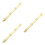 3Pièces Systèmes Métal Polyvalent 4 Anneaux Usage Maison 9