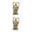 2Pièces Charms En Cuivre Style Chinois Pour Sac 8