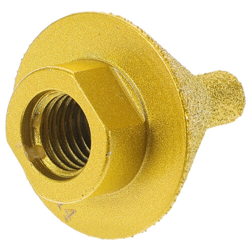 5Pcs Golden Diamond Burr Bits High-Efficiency Chamfering Grinding Tool 1