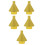 5Pcs Golden Diamond Burr Bits High-Efficiency Chamfering Grinding Tool 10
