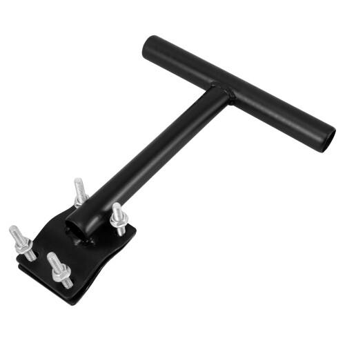 2Pièces Accoudoirs Siège Enfant Acier Durable Noir 1
