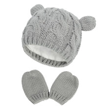 2Ensembles Bonnet Laine Bébé Et Pour