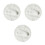 3Pièces Pâte Modeler Blanche Lisse Pour Enfants 5