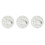 3Pièces Pâte Modeler Blanche Lisse Pour Enfants 3