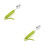 2Pièces Couverts Pour Tremblements Antivibrations Silicone Vert Olive 8