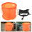 3Pièces Seau Multifonctionnel Eva Pliable Orange Avec 10