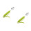 2Pièces Couverts Pour Tremblements Antivibrations Silicone Vert Olive 6