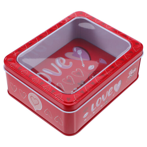 4Pièces Boîtes Rangement Pour Biscuits Saint-Valentin
