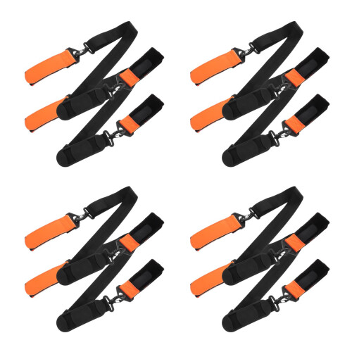 4Sets Adjustable Nylon Straps Assorted Colors for Comfort 2