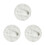 3Pièces Pâte Modeler Blanche Lisse Pour Enfants 6