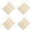 20Pièces Bois Beige Pour Outils De Jardin Polyvalents 6