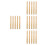 20Pièces Bois Beige Pour Outils De Jardin Polyvalents 3