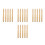 20Pièces Bois Beige Pour Outils De Jardin Polyvalents 9
