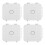 4Pcs Outdoor Weatherproof Electrical Box White Plastic Cable Organizer 8