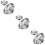 6Pcs Kitchen Sink Drain Strainer Basket Metal Stopper Silver Color 8