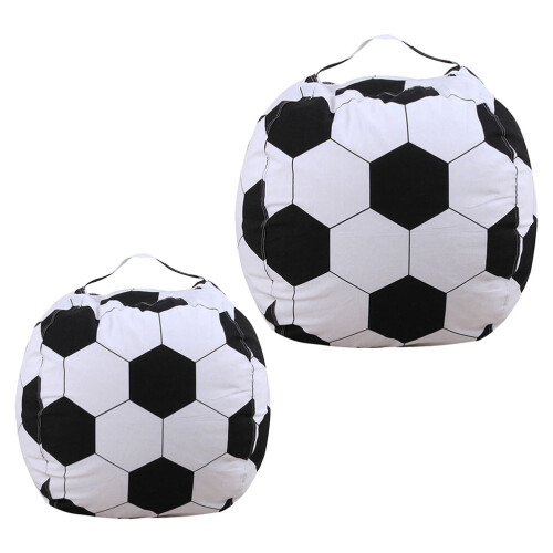 8Pcs Foldable Plush Bean Bag Chair Toy Organizer Multiuse Kids Storage 1