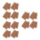 12Pcs Coffee Coconuts Fiber Reptile Mat for Bearded Dragon 5