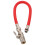 3Pcs Compact Red Tire Inflation Hose with Adapter for Home Use 2