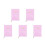 5Pcs Weekly Planner Notebook Pink PU Daily Organizer 4