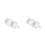 2Pcs White Microwave Egg Cooker Steamed Egg Bowl Non-Stick 6