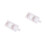 2Pcs White Microwave Egg Cooker Steamed Egg Bowl Non-Stick 4