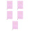 5Pcs Weekly Planner Notebook Pink PU Daily Organizer 9