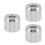 3Pcs Silver Safety Razor Holder Stand Universal Fit for Home Use 8