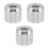 3Pcs Silver Safety Razor Holder Stand Universal Fit for Home Use 4